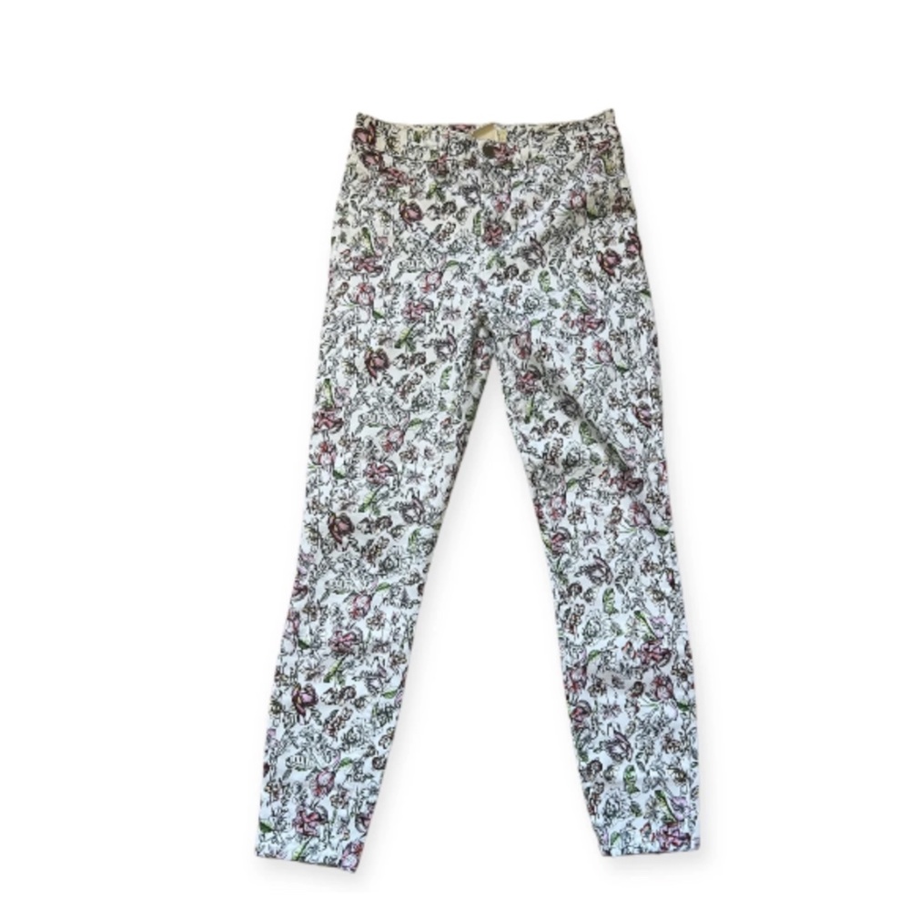 L’ Agence women’s floral print skinny leg jeans